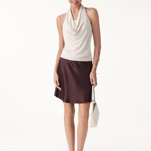 Matte Multi-Wear Cowl Neck Bra Top - Image 6