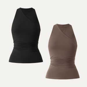Ultrasoft Surplice Sleeveless Top - Image 19