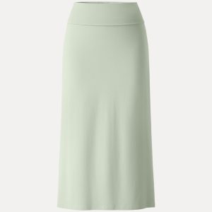 SkinKiss Cooling Fold-Down Waistband Midi Column Skirt - Image 12