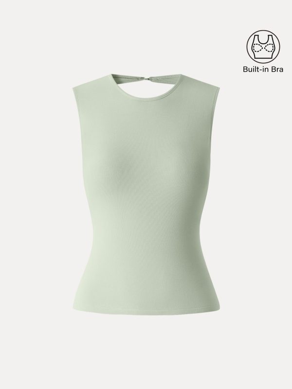 Back Smoothing Cooling Open-Back Bra Tank