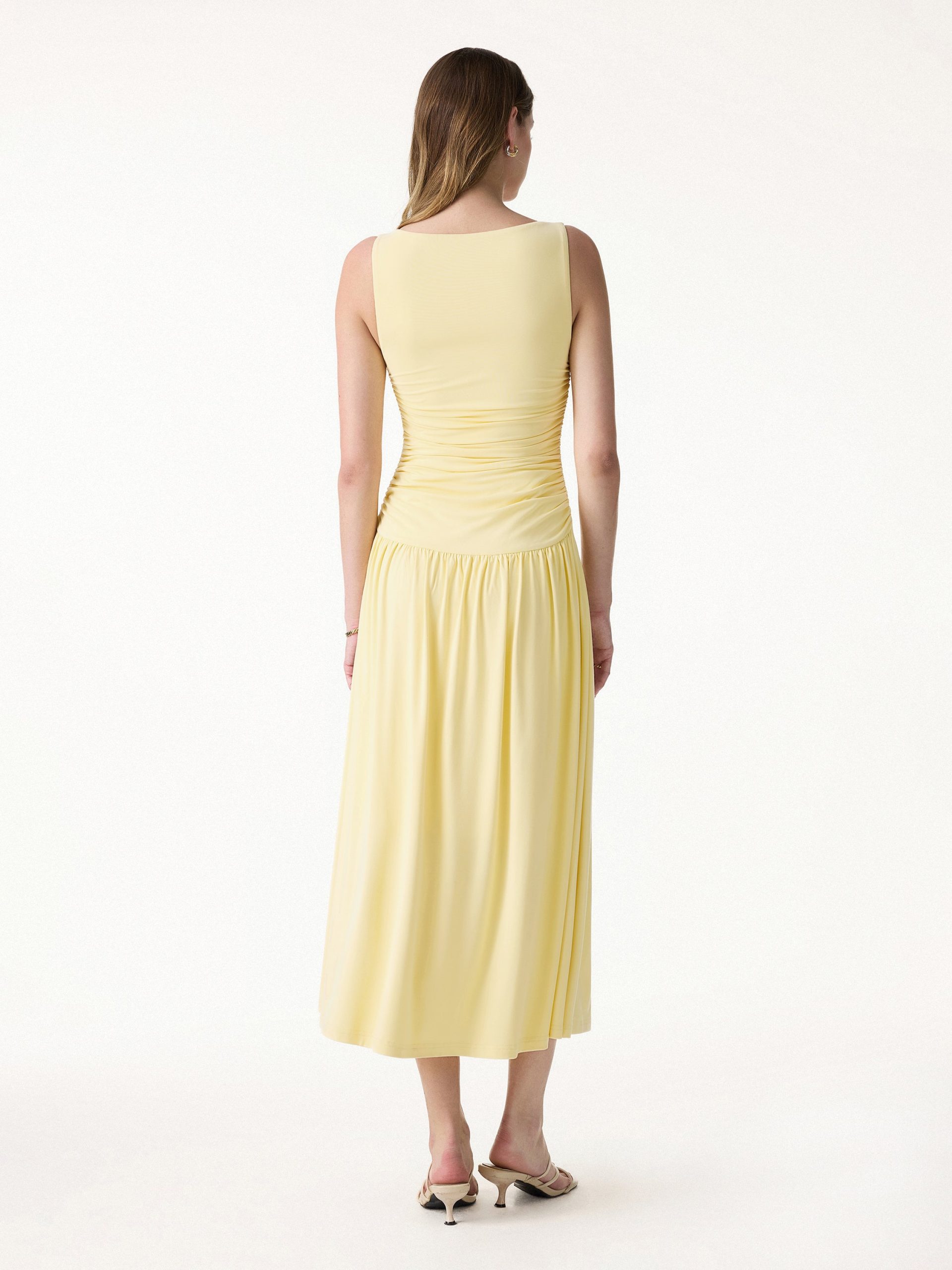 SkinKiss Cooling Boatneck Ruched Midi Bra Dress - Image 7