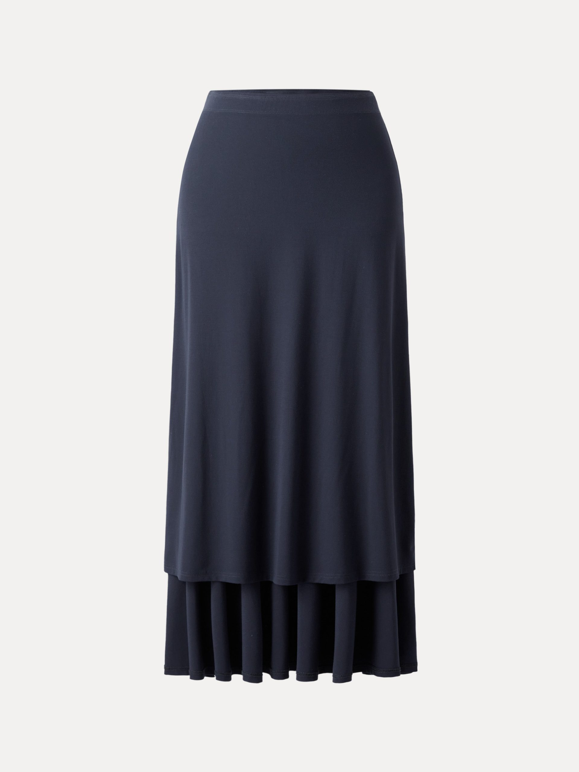 Ultrasoft Mid Rise A-line Ruched Maxi Skirt - Image 9