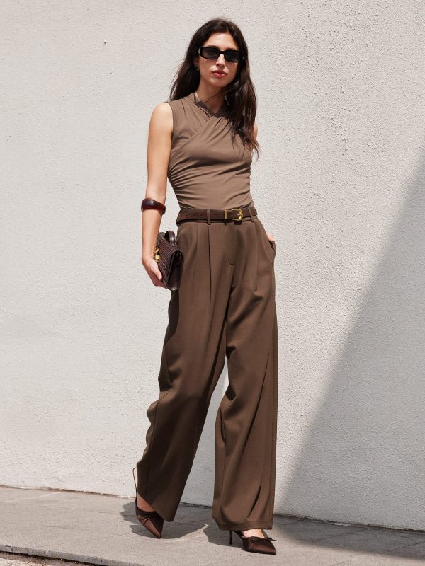 Effortless Surplice Second-skin Tank