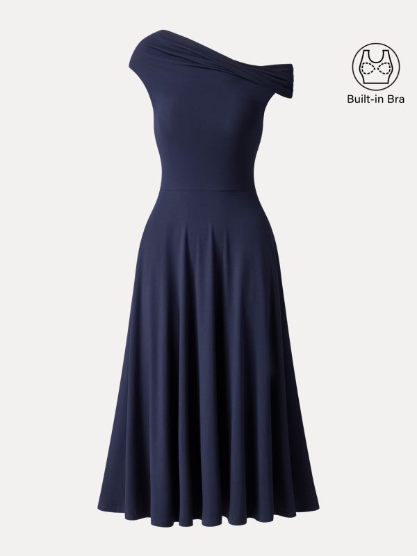 SkinKiss Multi-Wear Midi Bra Dress with Pockets