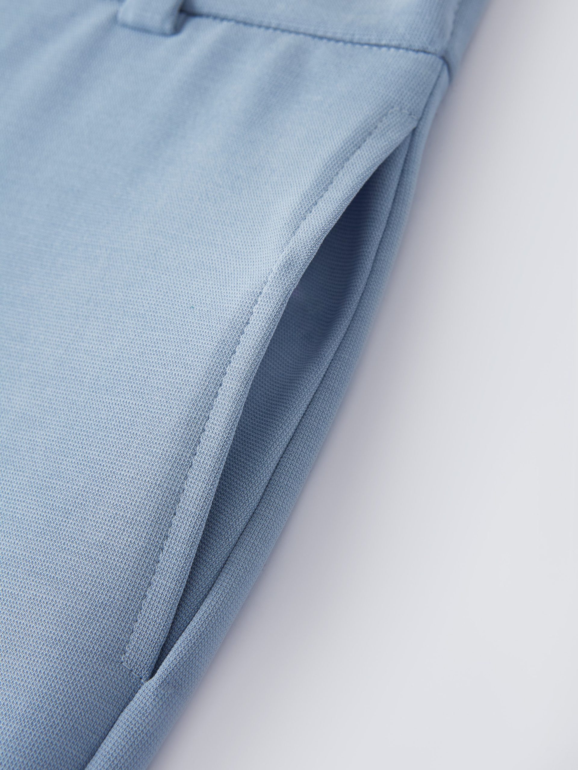 Wrinkle-Resistant High Rise Flared Trousers with Pockets - Image 13