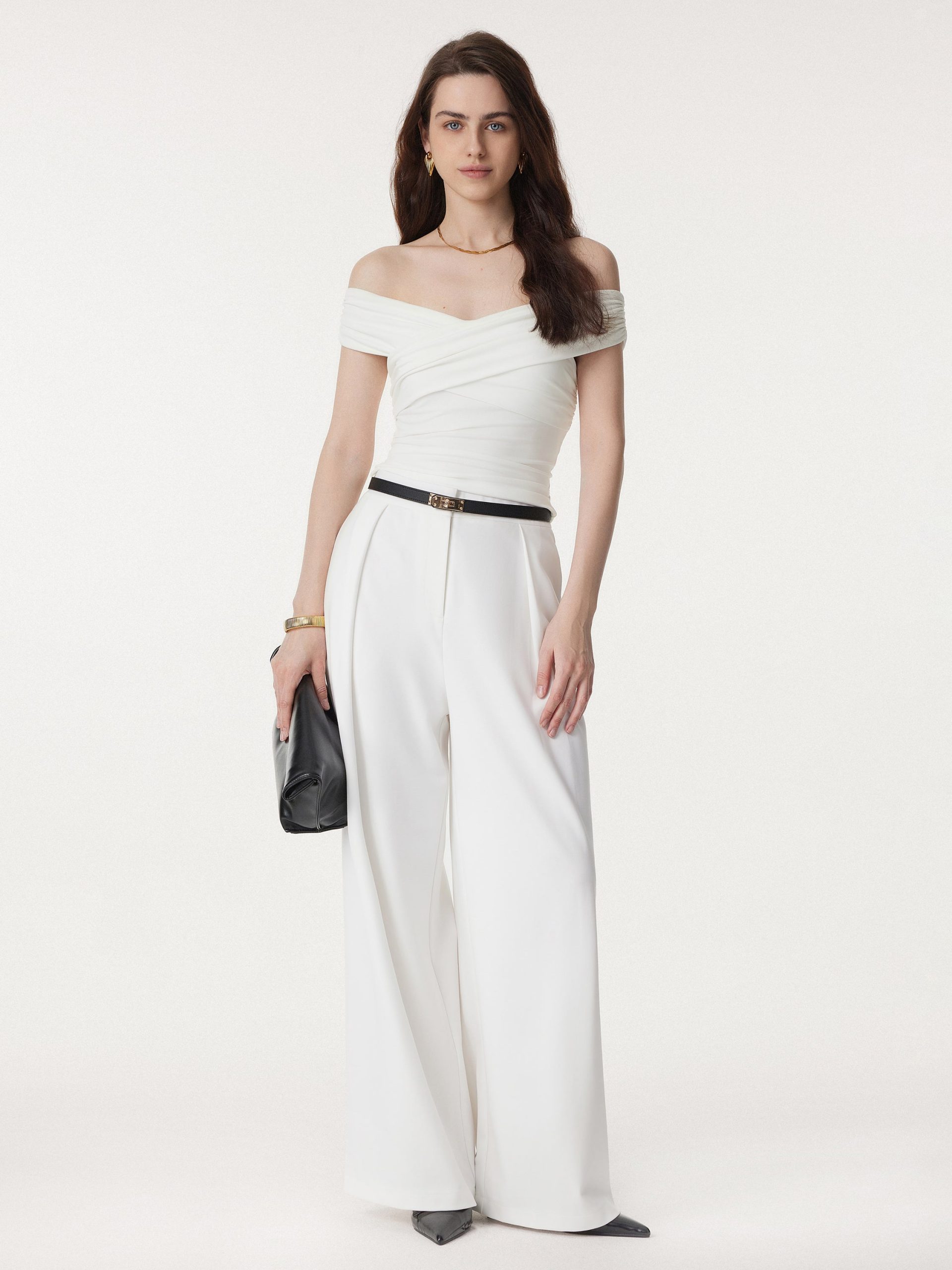 Criss Cross Off Shoulder New Airy Bra Top - Image 9