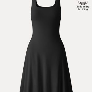 SkinKiss Cooling Square Neck Mini Bra Dress - Image 13