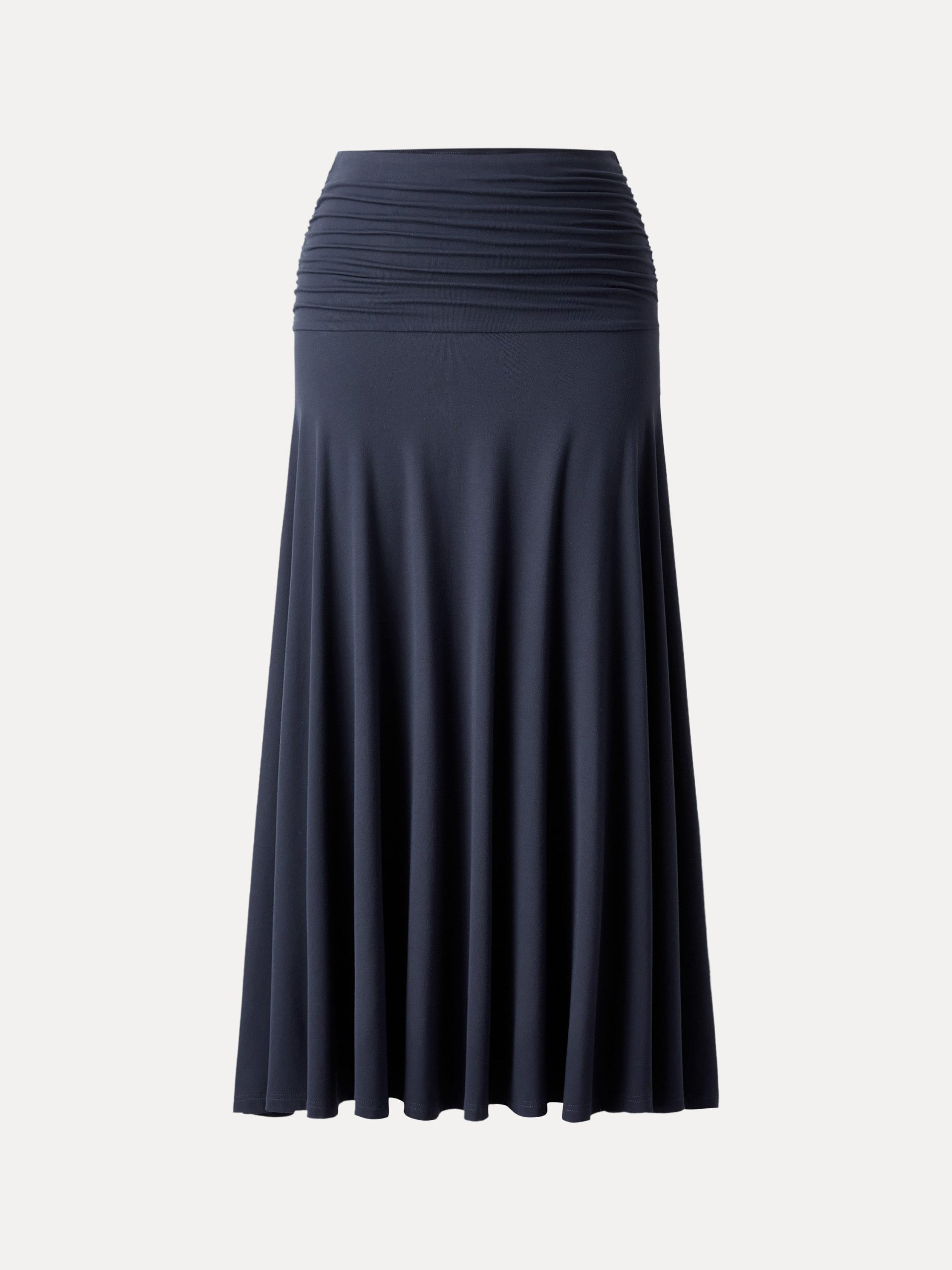 Ultrasoft Mid Rise A-line Ruched Maxi Skirt - Image 8