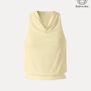 SkinKiss Not-See-Thru Halter Cowl Neck Bra Top - Image 10