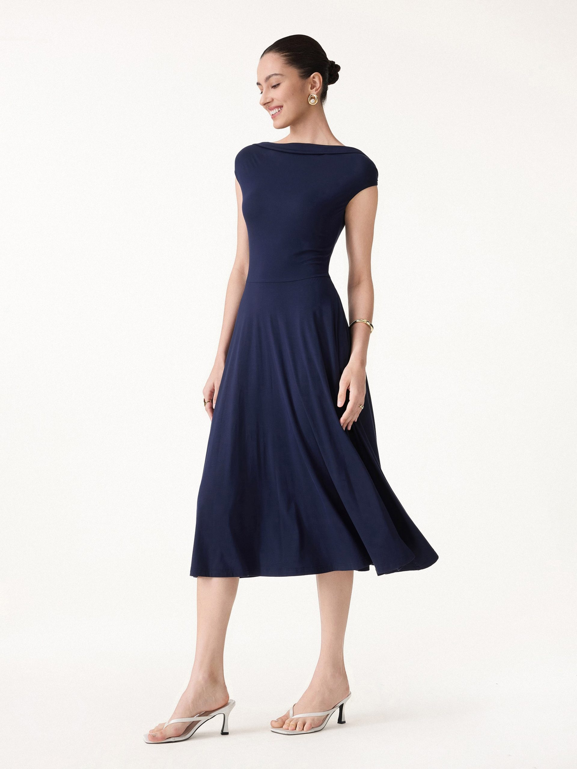 SkinKiss Multi-Wear Midi Bra Dress with Pockets - Image 8