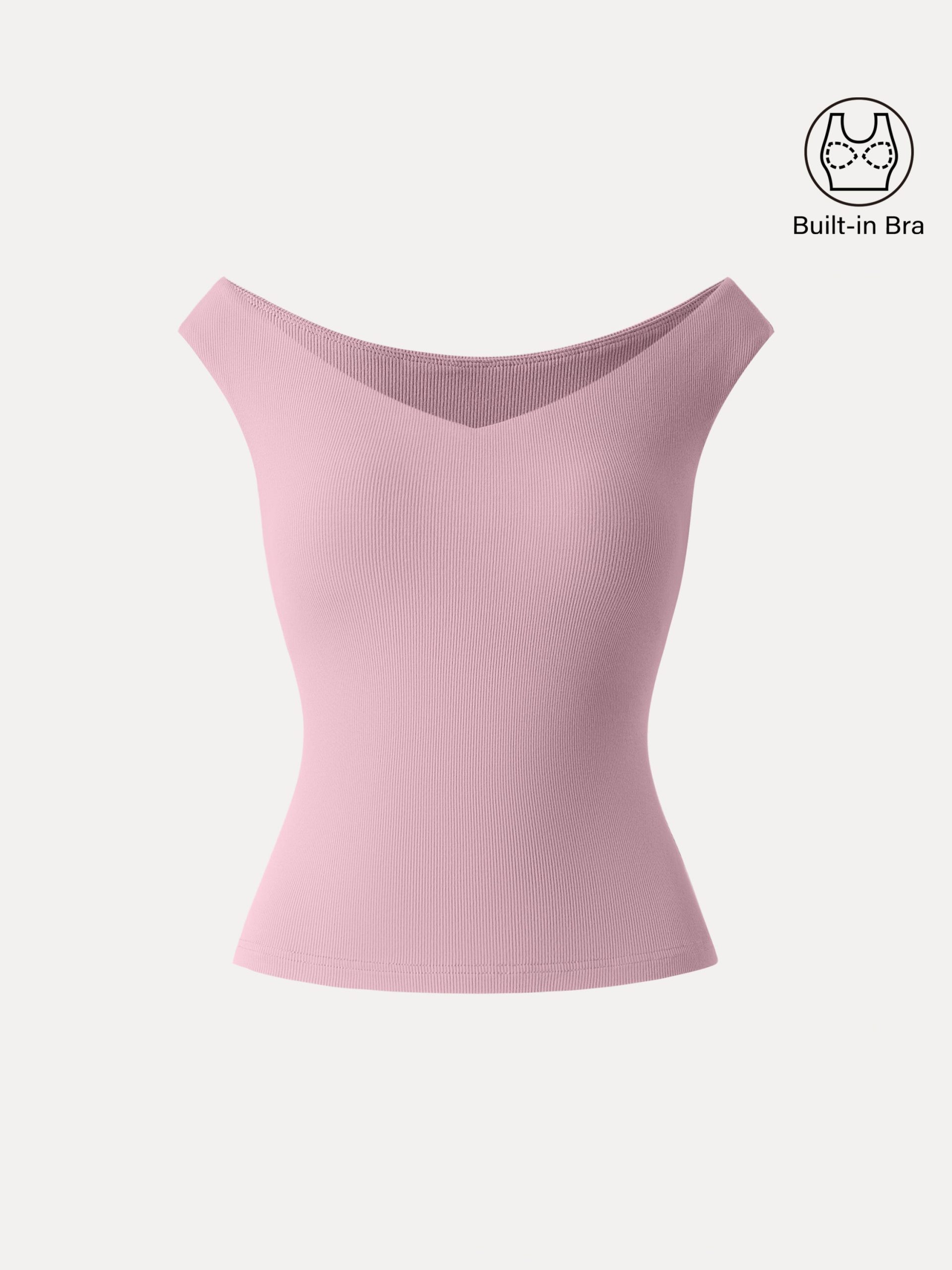 Essential V-neck New Airy Bra Top - Image 18