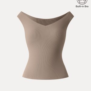 Essential V-neck New Airy Bra Top - Image 2
