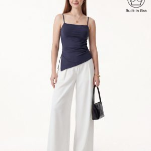 Spaghetti Bra Top with Side Slit - Image 17