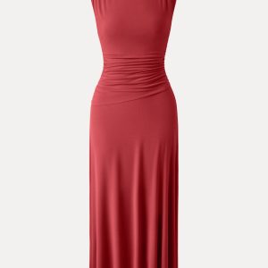 Breezy Cooling Side Ruched Maxi Dress - Image 23