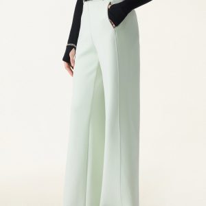 2Pcs Set Multi-wear Bra Top &  Slimming High Rise Wide Leg Pants - Image 13