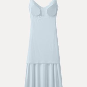 Effortless Vacay Cowl Neck Midi Bra Dress - Image 10