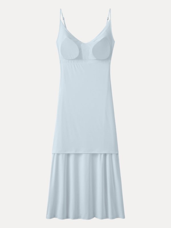 Effortless Vacay Cowl Neck Midi Bra Dress