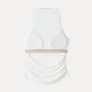 Cooling Ruched Sleeveless Bra Tank - Image 11