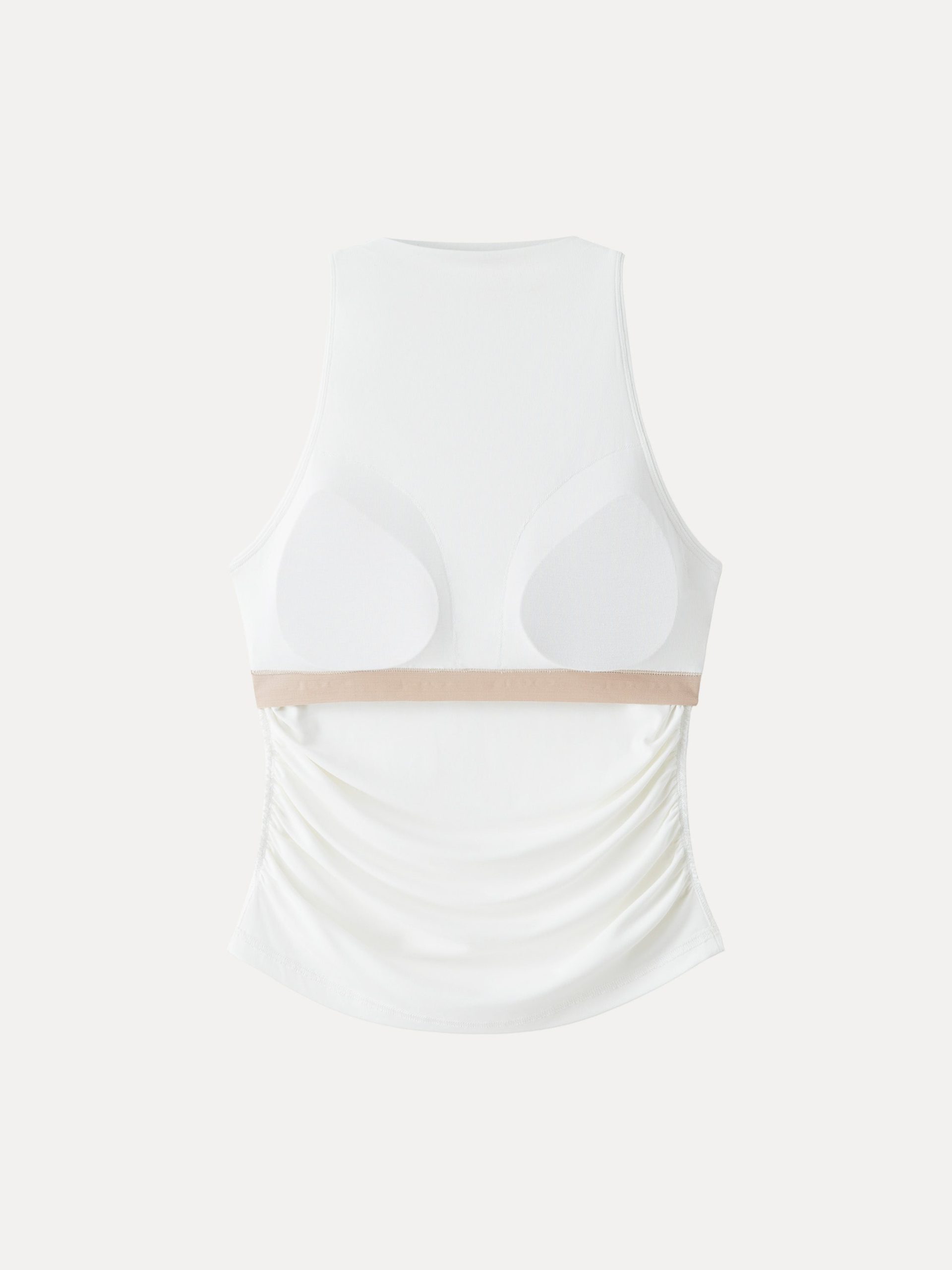 Cooling Ruched Sleeveless Bra Tank - Image 11