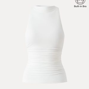 Cooling Ruched Sleeveless Bra Tank - Image 13