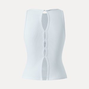 Crewneck Cut-out Bandless Bra Tank - Image 10