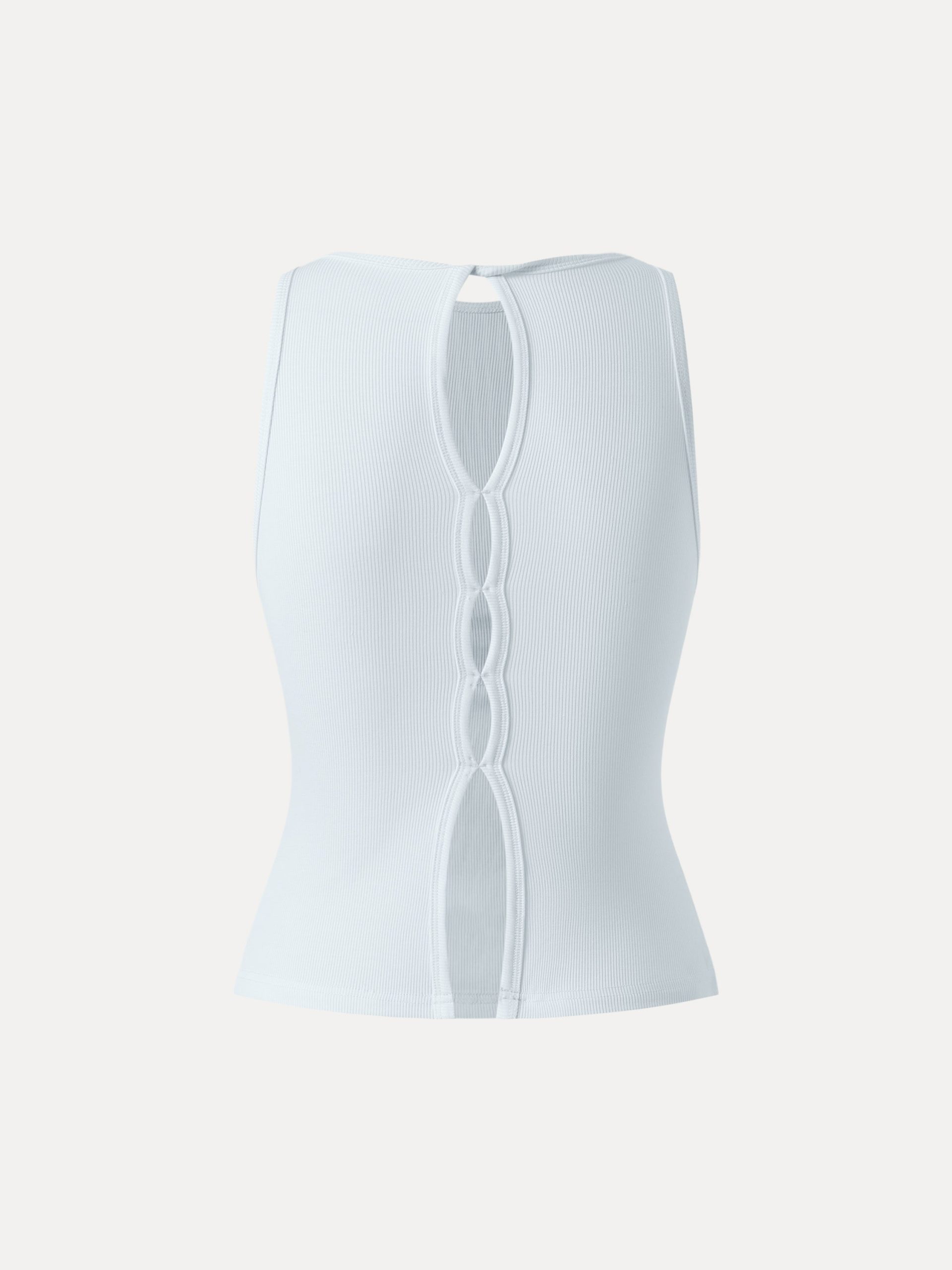Crewneck Cut-out Bandless Bra Tank - Image 10