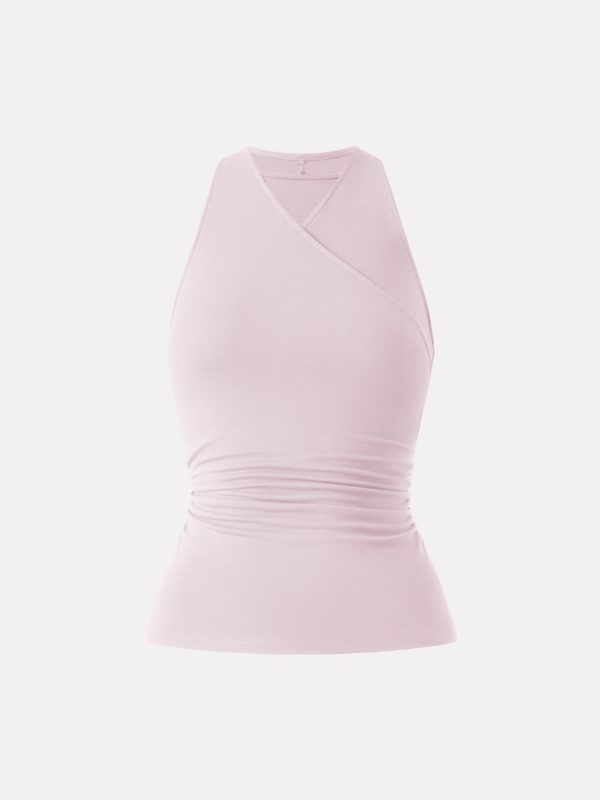 Ultrasoft Surplice Sleeveless Top