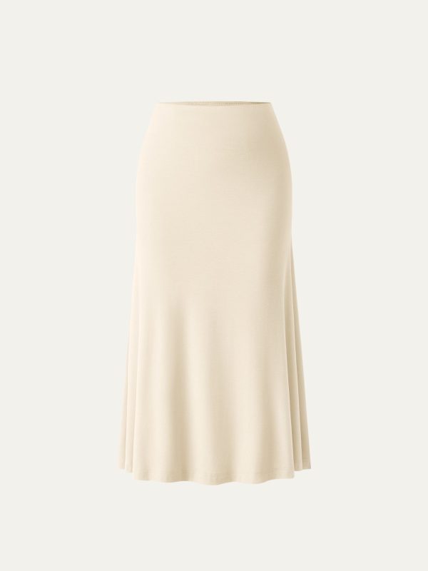 Breezy Pull-on Mermaid Midi Skirt