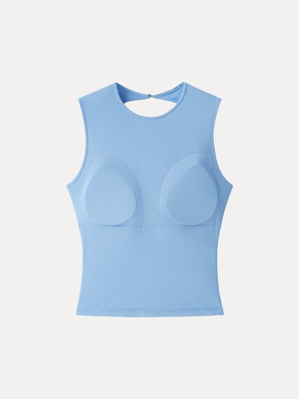 Back Smoothing Cooling Open-Back Bra Tank