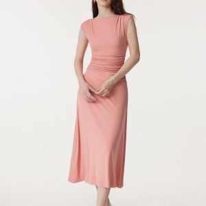 Breezy Cooling Side Ruched Maxi Dress - Image 5