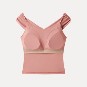 Criss Cross Off Shoulder New Airy Bra Top - Image 29