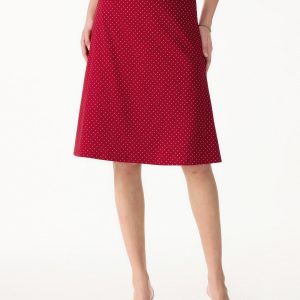 2Pcs Set Boatneck Flutter Sleeves Polka Dot Top & A-Line Flare Skirt Limited Edition - Image 12