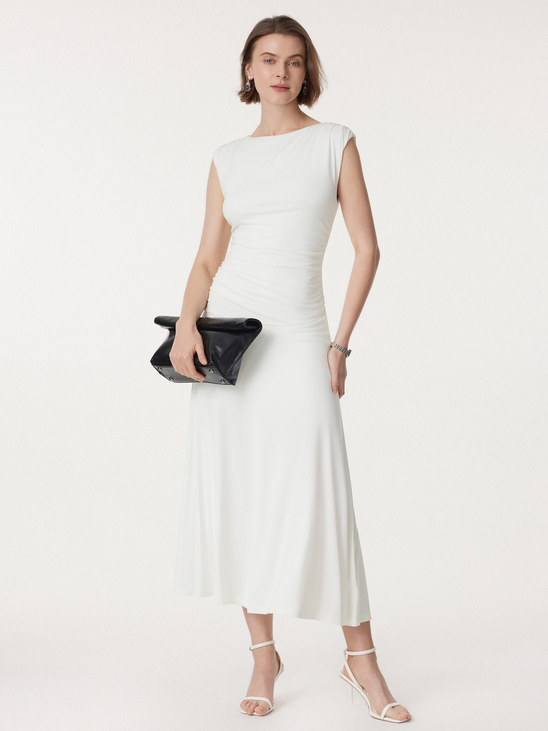Breezy Cooling Side Ruched Maxi Dress - Image 9