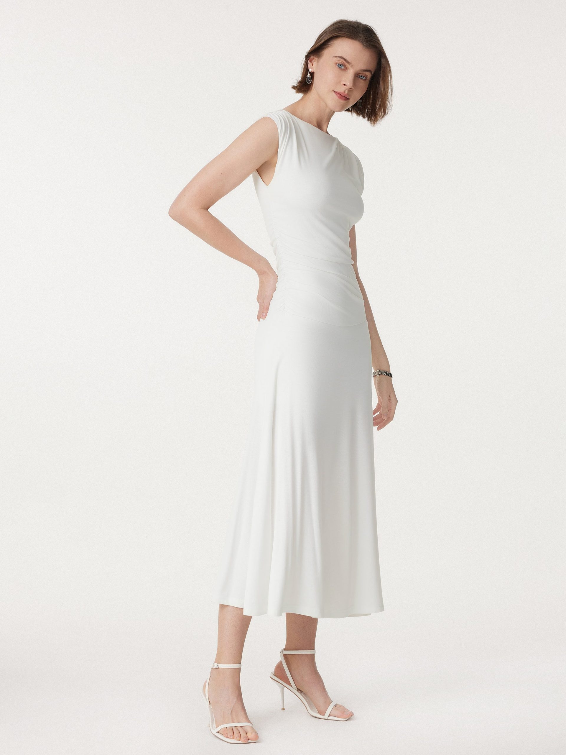 Breezy Cooling Side Ruched Maxi Dress - Image 12