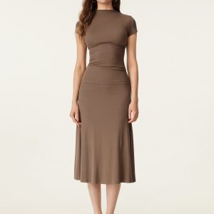 Breezy Pull-on Mermaid Midi Skirt - Image 3