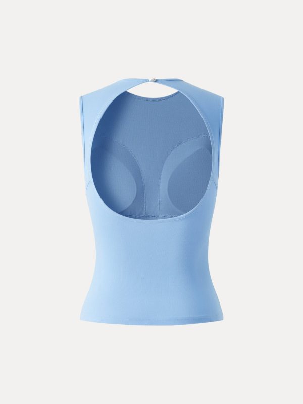 Back Smoothing Cooling Open-Back Bra Tank