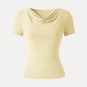 SkinKiss Multi-Wear Cowl Neck Cooling Summer Tee - Image 9