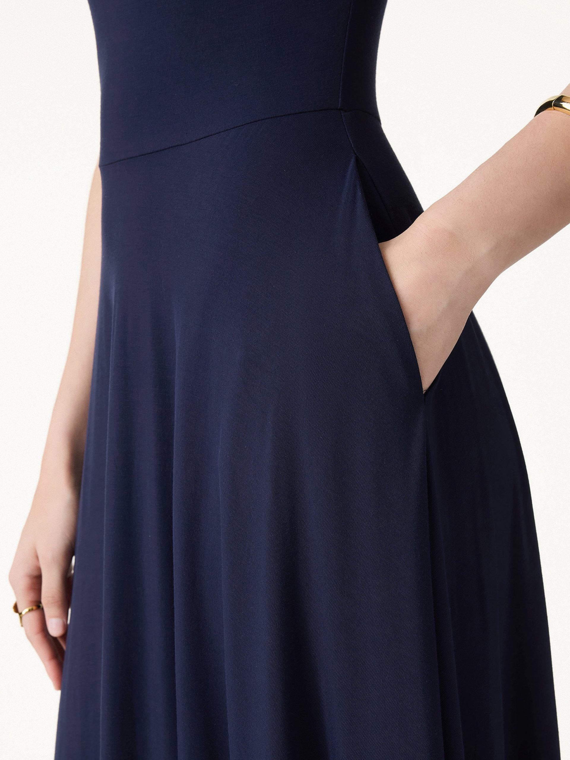 SkinKiss Multi-Wear Midi Bra Dress with Pockets - Image 6