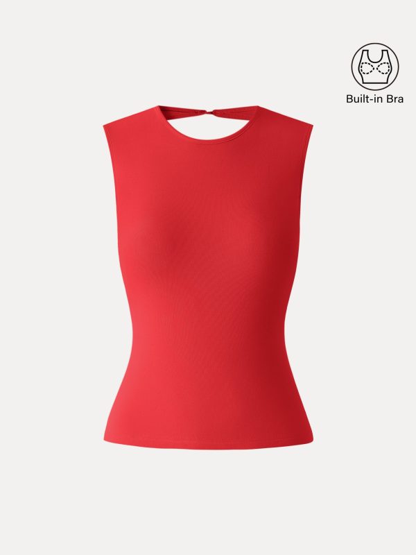 Back Smoothing Cooling Open-Back Bra Tank