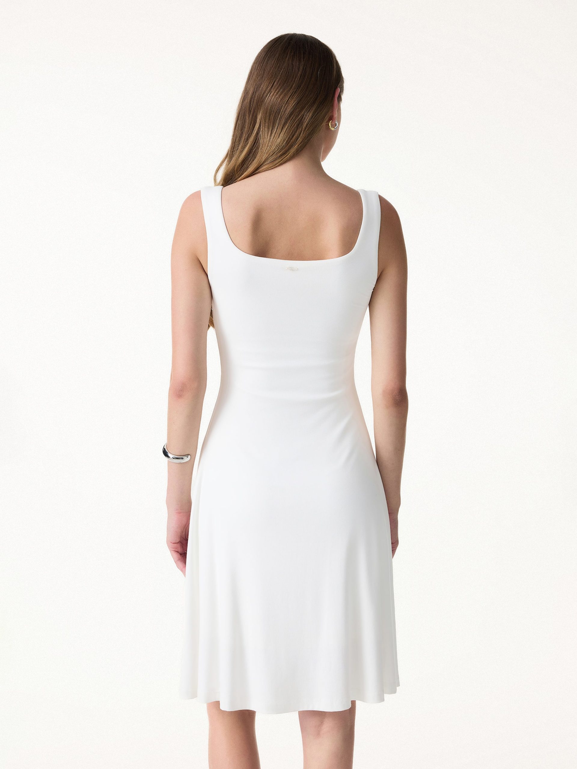 SkinKiss Cooling Square Neck Mini Bra Dress - Image 7