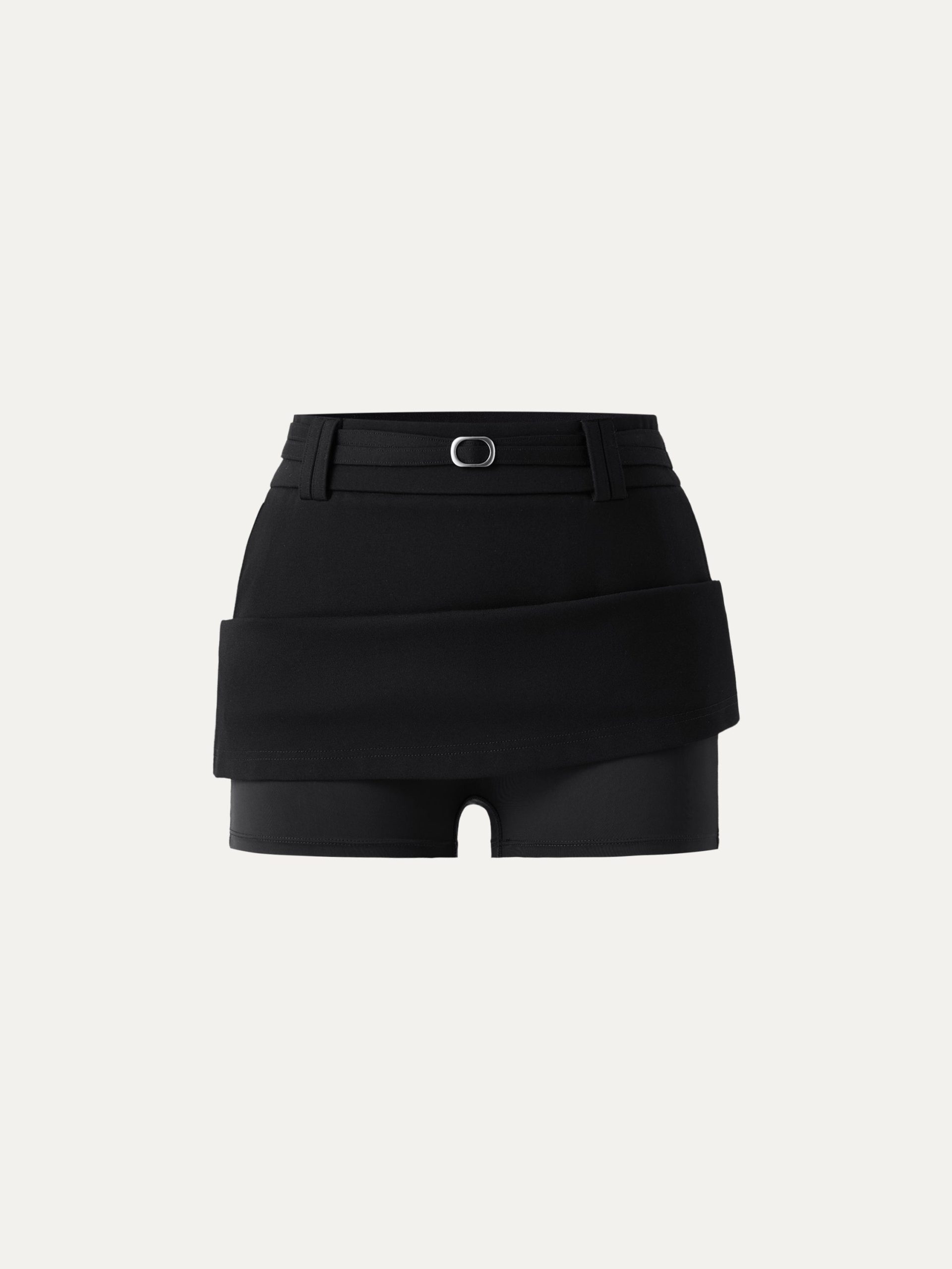 Stretch Ponte A-Line Mini Skort with Pockets - Image 12