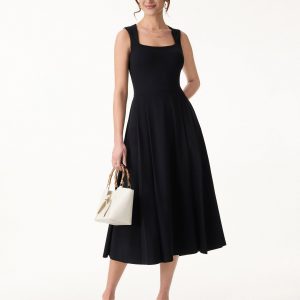 The Anytime Little Black Bra Dress with Pockets - Image 5