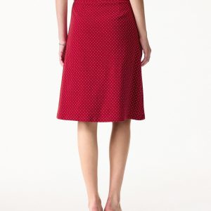 2Pcs Set Boatneck Flutter Sleeves Polka Dot Top & A-Line Flare Skirt Limited Edition - Image 10