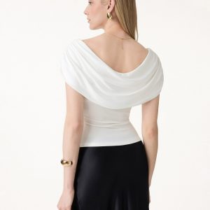 UltraSoft SkinKiss Draped U-Neck Ruched Bra Top - Image 9