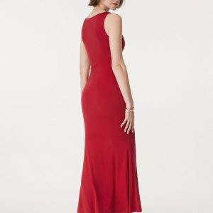 Effortless Boatneck Mermaid Maxi Dress - Image 8