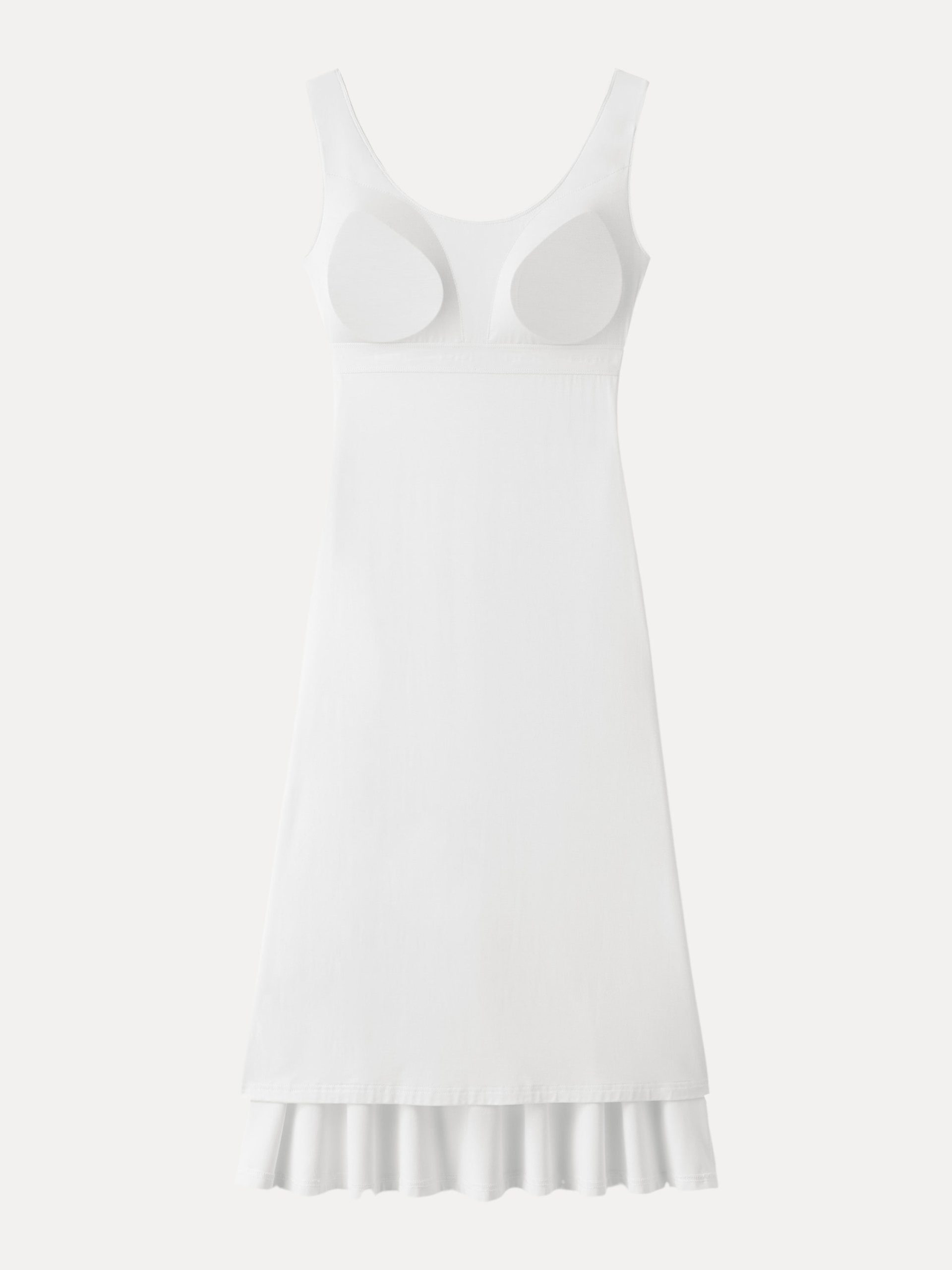 Scoop Neck Midi Low Back Bra Dress - Image 9
