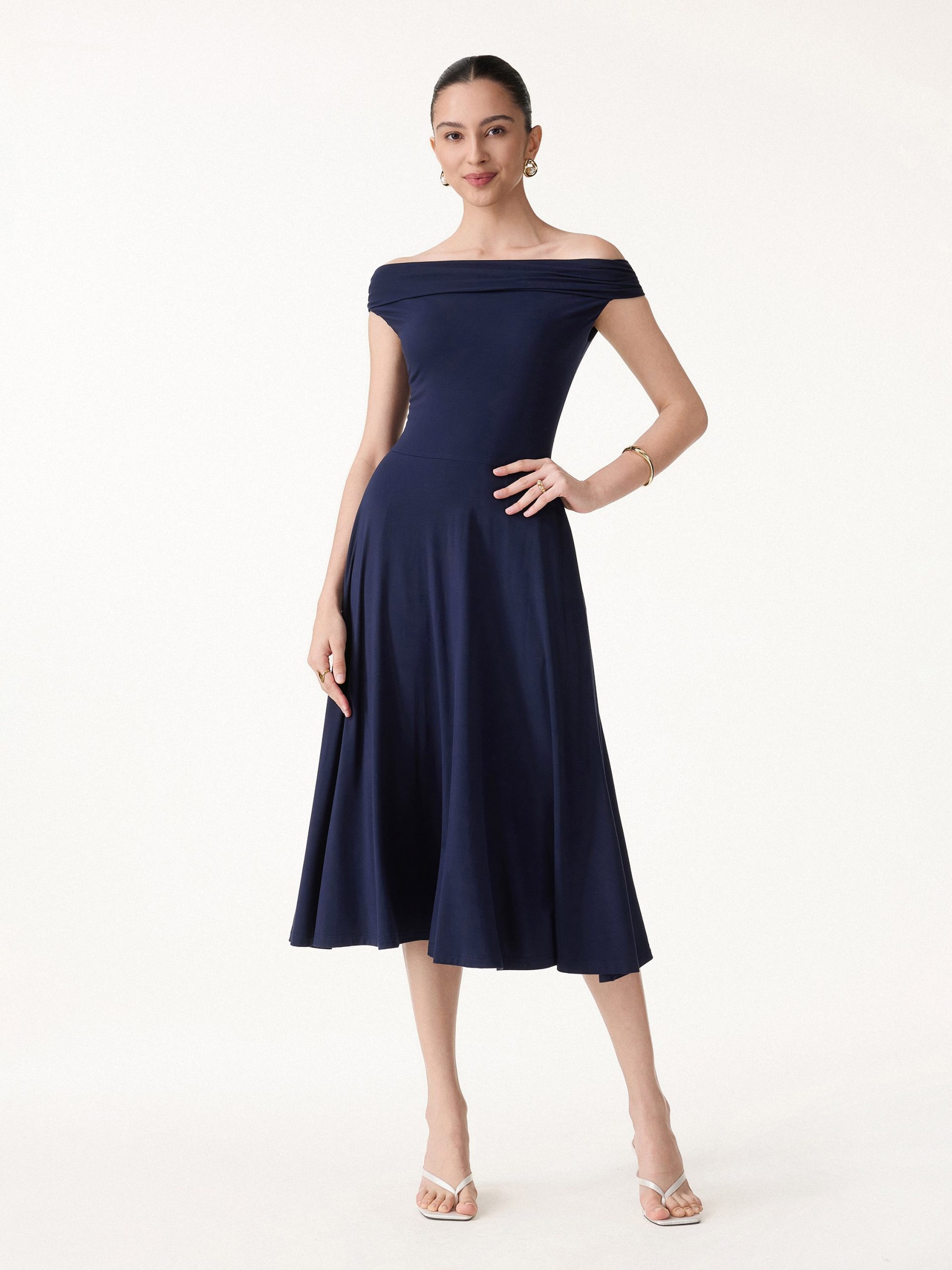 SkinKiss Multi-Wear Midi Bra Dress with Pockets - Image 4