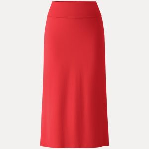 SkinKiss Cooling Fold-Down Waistband Midi Column Skirt - Image 10