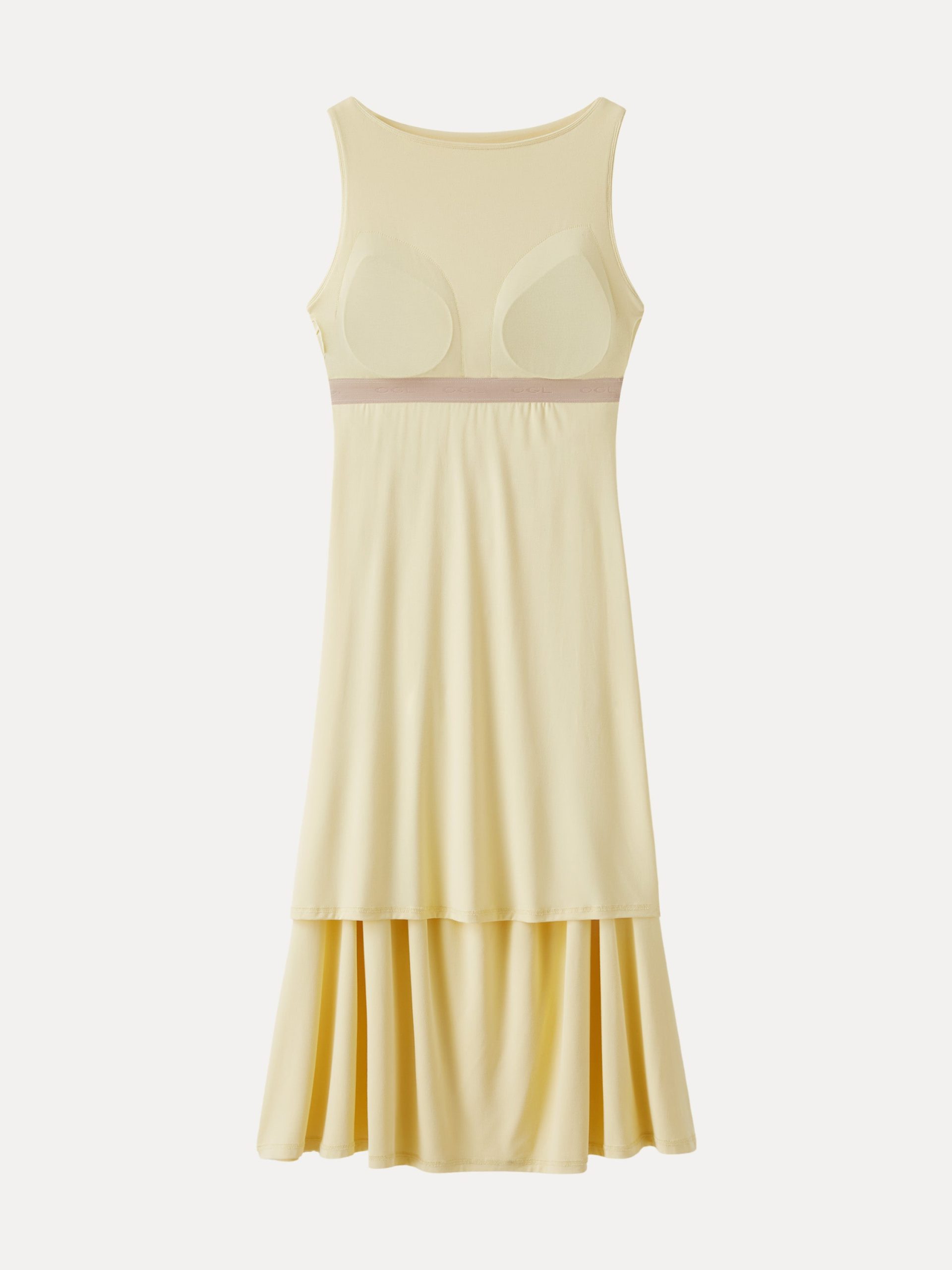 SkinKiss Cooling Boatneck Ruched Midi Bra Dress - Image 8