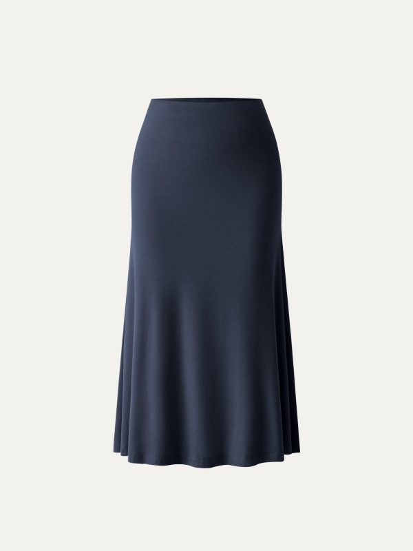 Breezy Pull-on Mermaid Midi Skirt